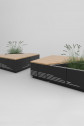 lavičky modulární s květináčem