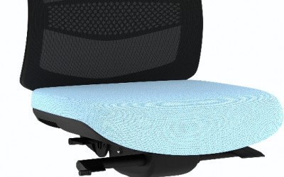kancelářská židle luk modrá