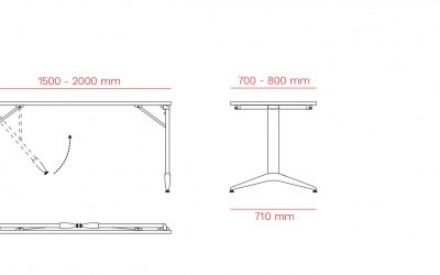 skládací stůl Savio_Folding