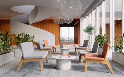 křesla do recepce lounge