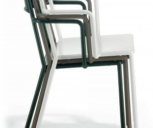 zahradní ocelové židle