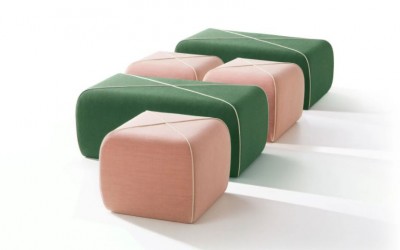 designový pouf Crossed