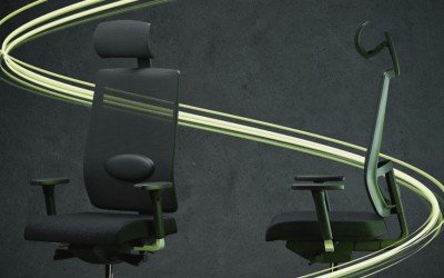 kancelářská židle X-Line_lumbální nastavení