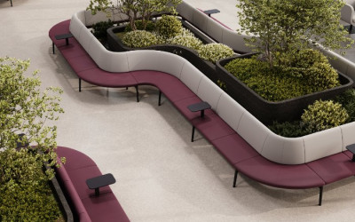 genaya-modularní systémy sezení pro veřejné prostory