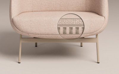 pohodlné sofa detail