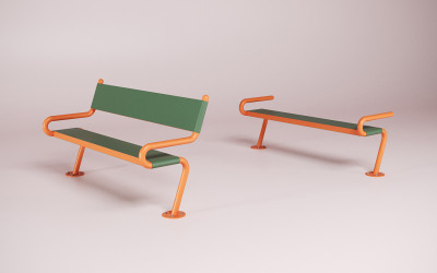 1_Bench-1 venkovní městská lavička