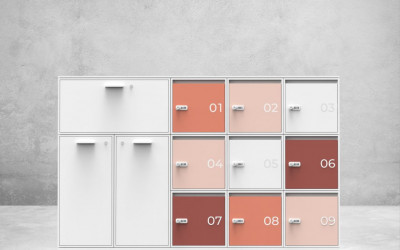 kancelářské úložné skříňky