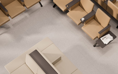 lavice do čekáren letišť