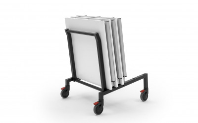transportní vozík na stohovatelné stoly