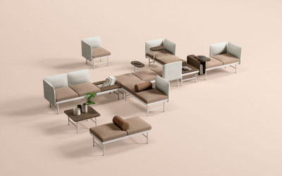 modulární pohovky pro veřejné prostory My belle sofa