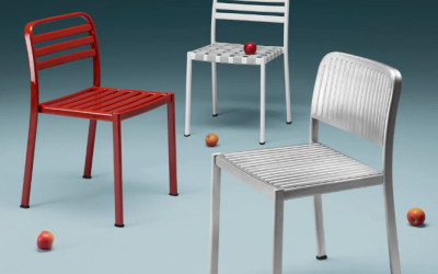 designové hliníkové židle 