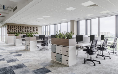 kancelarsky nabytek open space inspirace