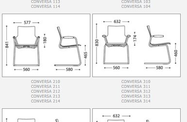 konferernční židle Conversa_td
