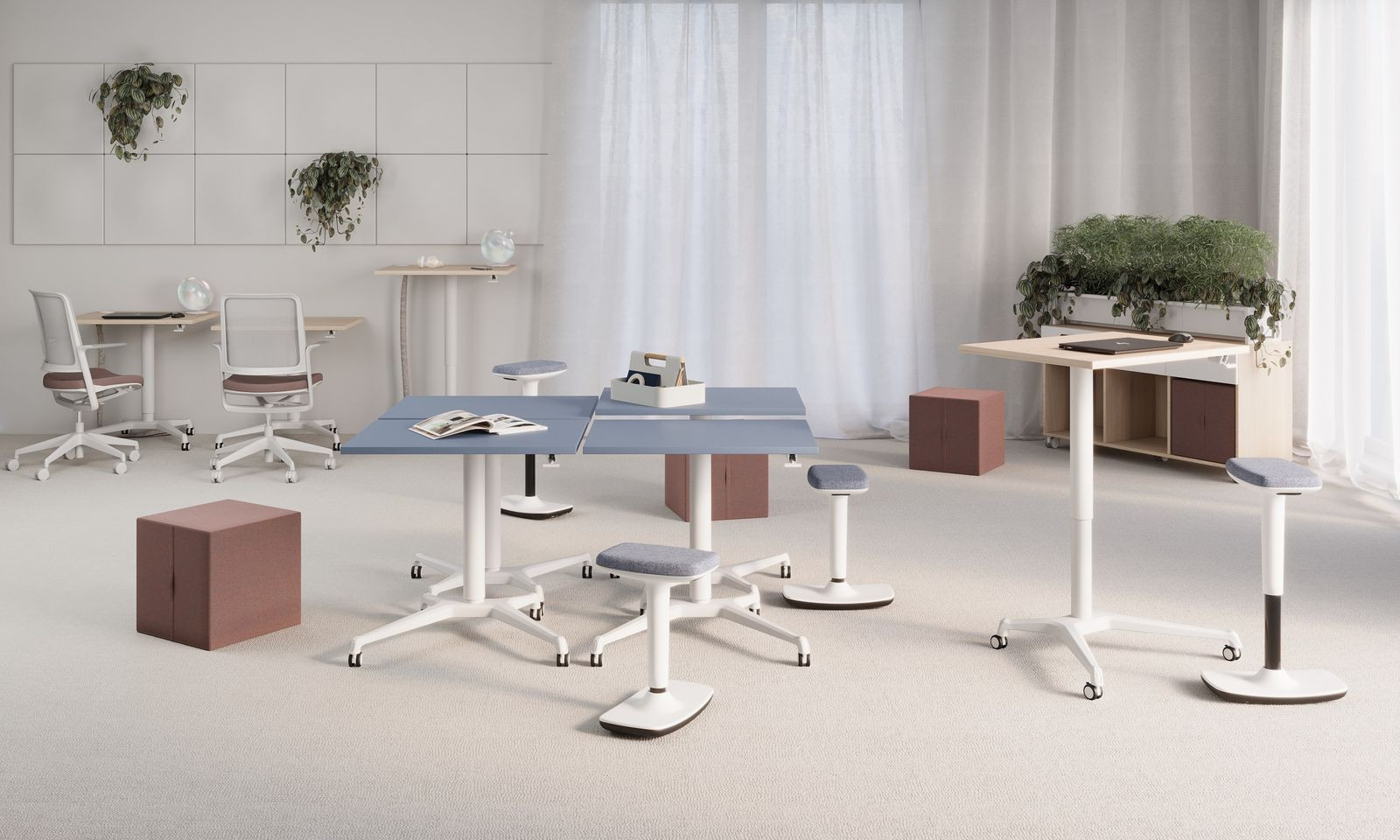 výškově stavitelný stůl AERO