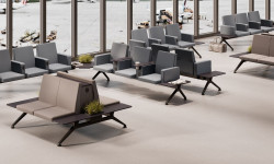 sezení do čekáren nádraží, letišť