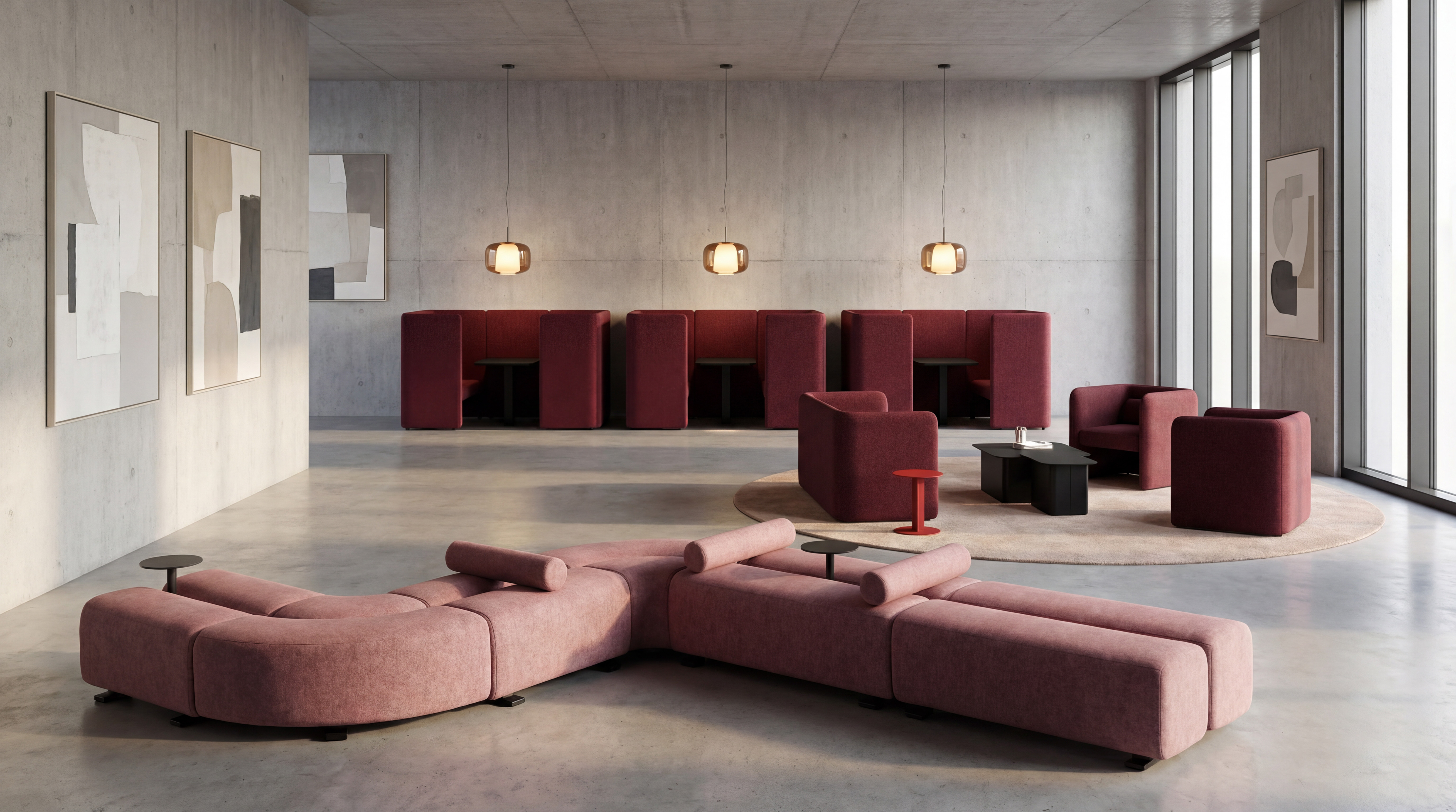 modulární sezení DOTLINE