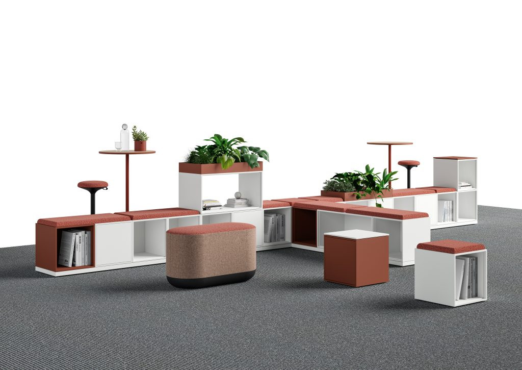 modulární kancelářská knihovna UBI