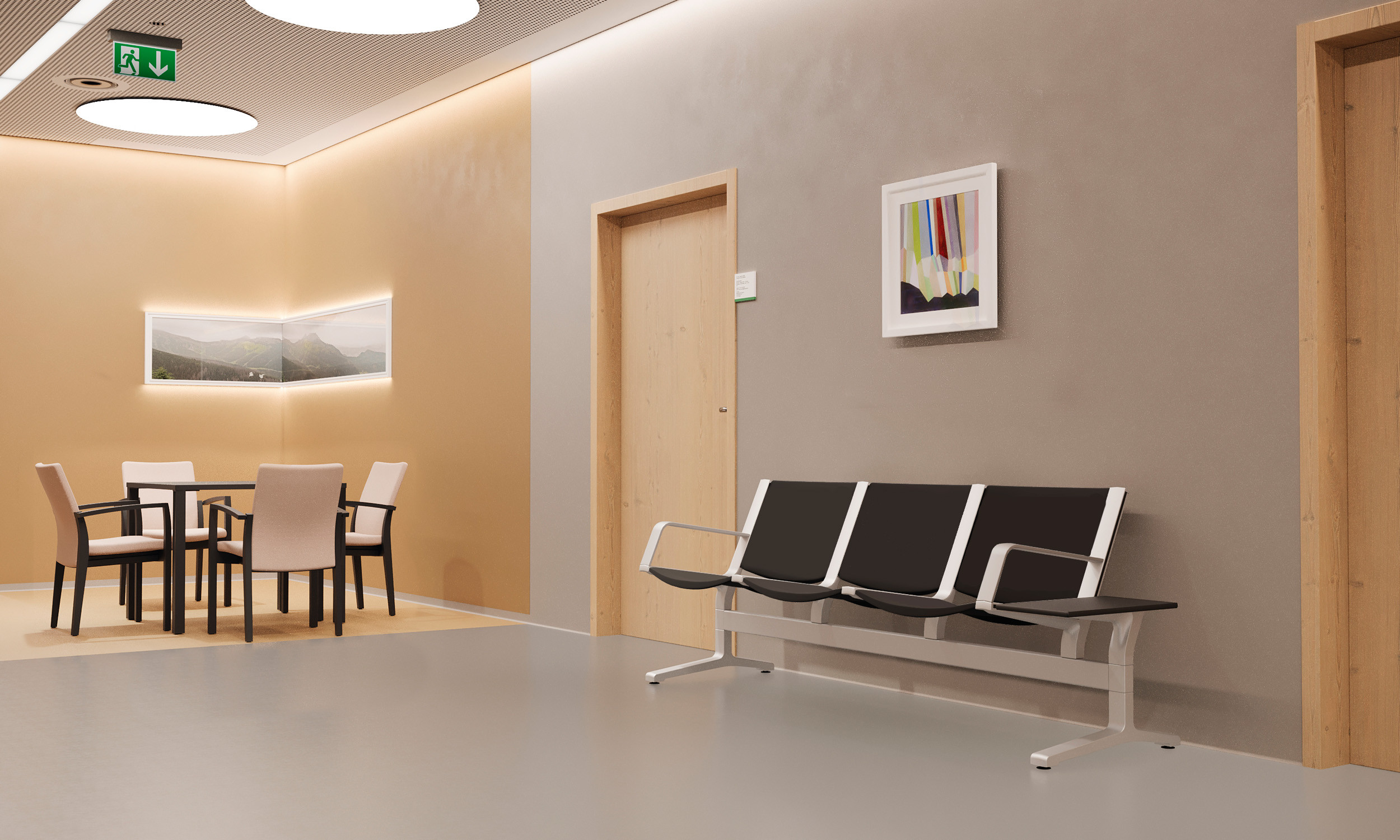 lavice do čekárny 8000