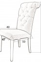 komfort židle_rozměr