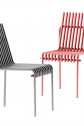 venkovní kovové židle_městský mobiliář Amalfi