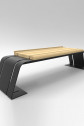 městský mobiliář designova lavice